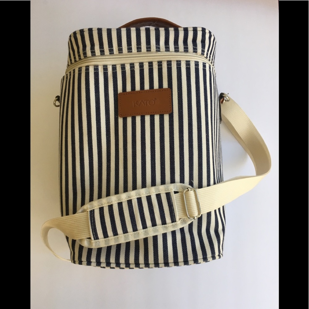 Kato Insulated Wine Tote Bag Carrier 4 bottle